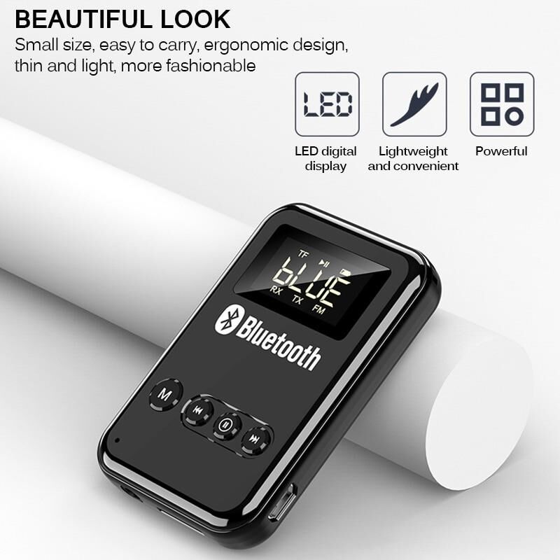 Valkyrie Bluetooth FM 5.0 HIFI Stereo Ses Alıcı Verici