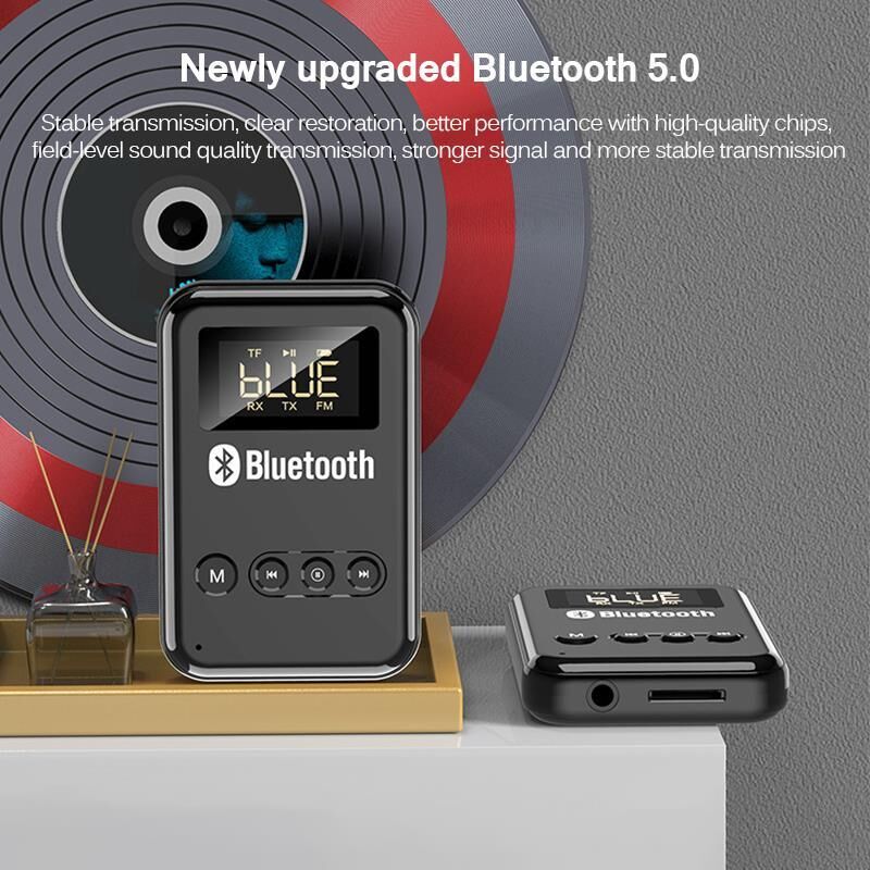 Valkyrie Bluetooth FM 5.0 HIFI Stereo Ses Alıcı Verici