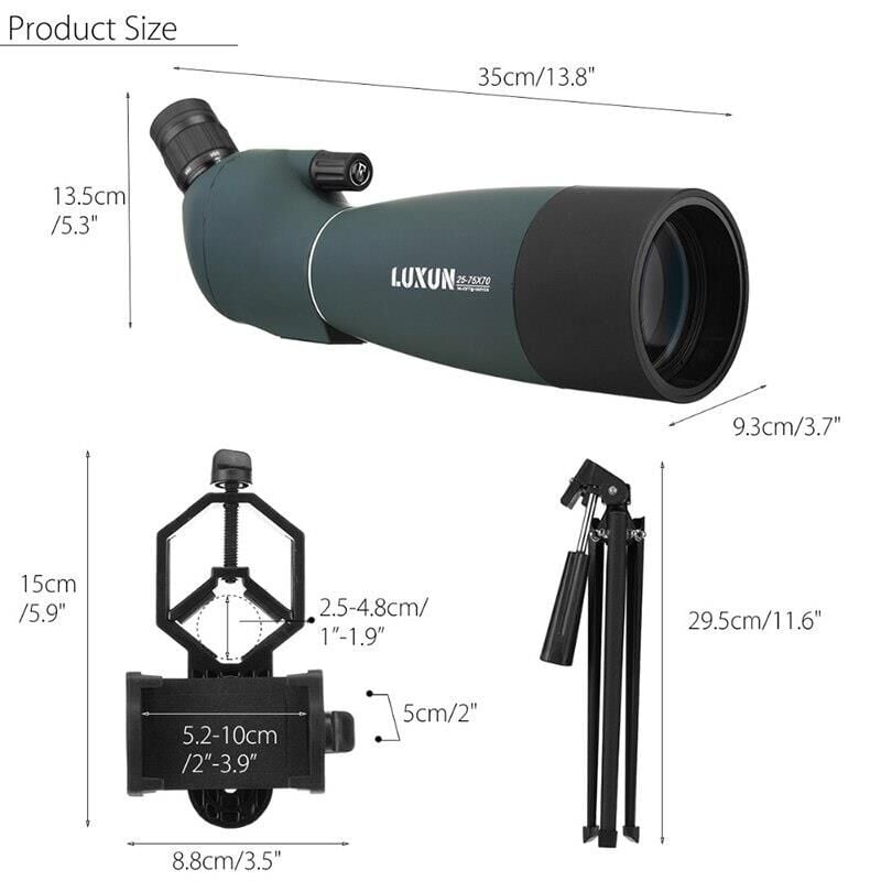 Valkyrie Luxun 75X Zoom Karasal Monoküler Teleskop Dürbün
