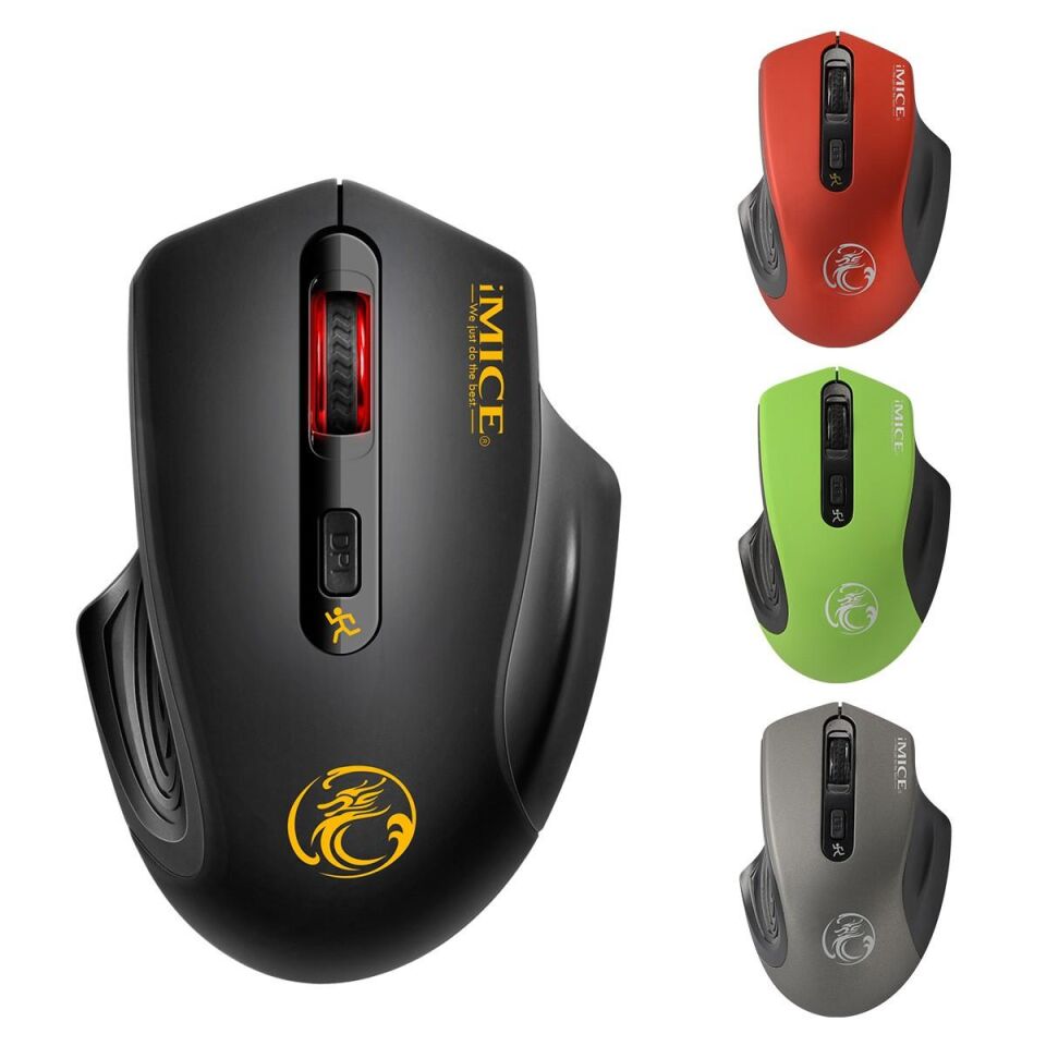 Valkyrie imice 2000dpi Kablosuz Sessiz Silent Mouse Yeşil