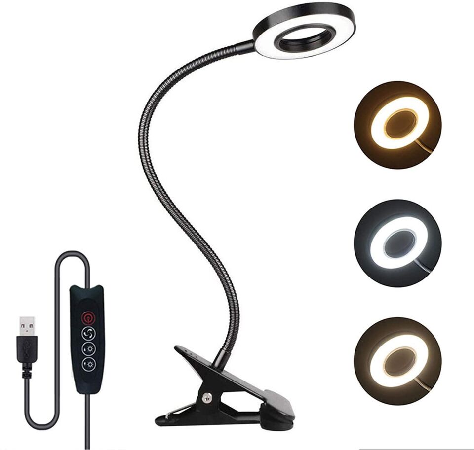 Valkyrie Ayarlanabilir Led Işıklı 3 Mod Masaüstü Büyüteç