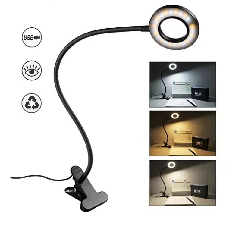 Valkyrie Ayarlanabilir Led Işıklı 3 Mod Masaüstü Büyüteç