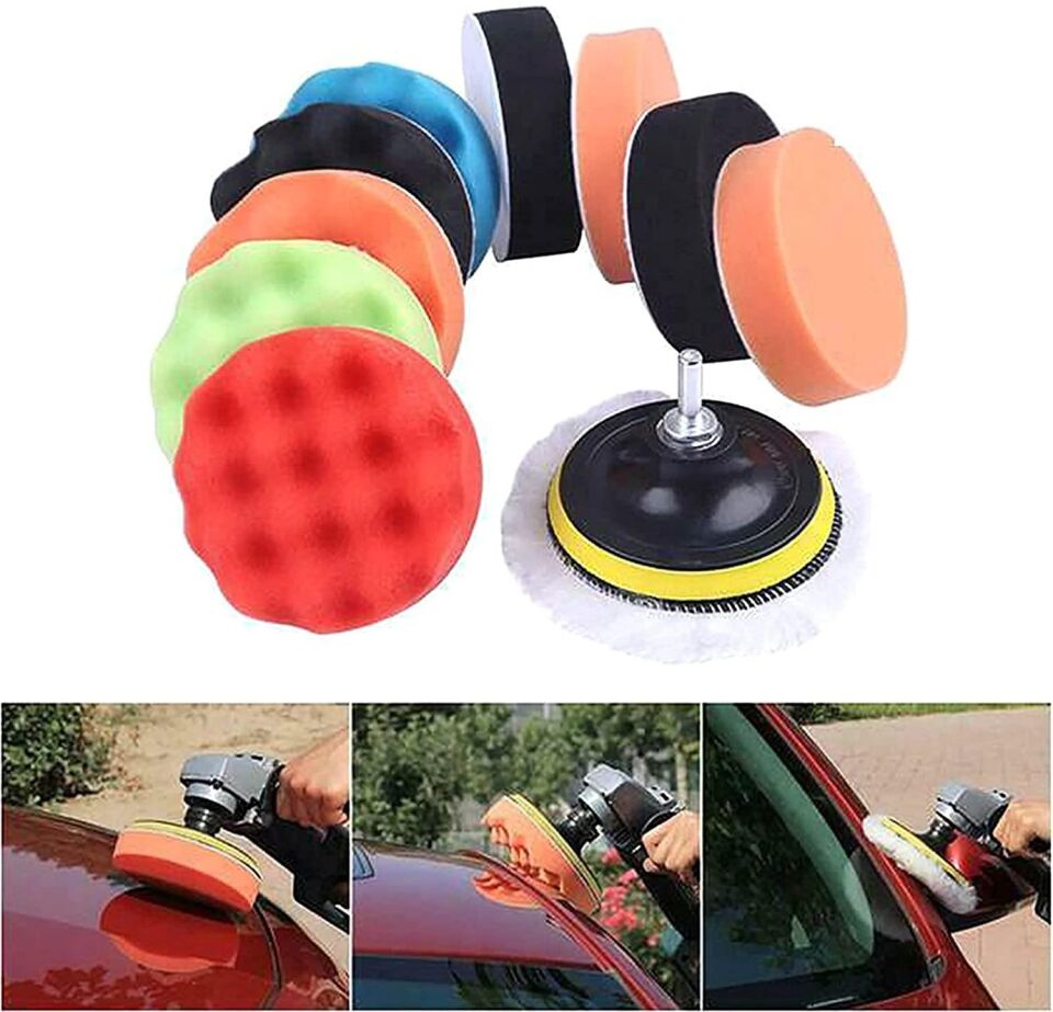 Valkyrie 12 Parça 10cm Büyük Boy Oto Pasta Cila Polisaj Seti