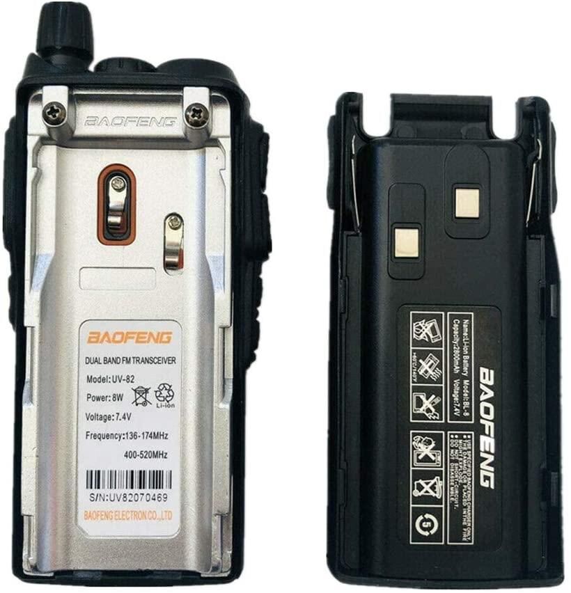 Valkyrie Baofeng UV82 FM Çift Band UHF/VHF 2800mAh El Telsiz