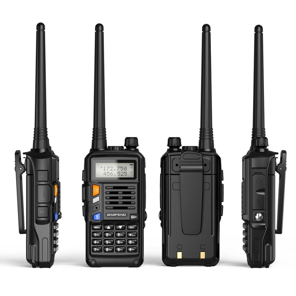 Valkyrie Baofeng UVS9 Plus 8W 2800mAh FM UHF/VHF El Telsiz + YEDEK BATARYA