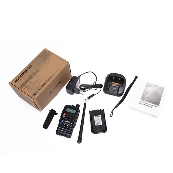 Valkyrie Baofeng UVS9 Plus 8W 2800mAh FM UHF/VHF El Telsiz + YEDEK BATARYA