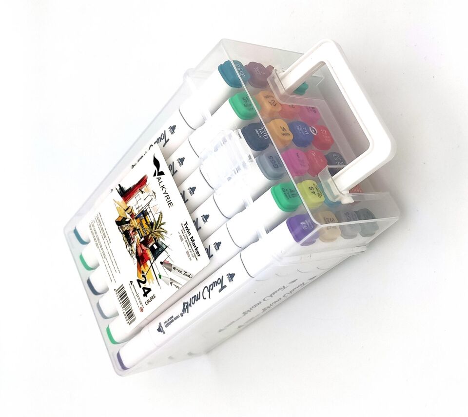 Valkyrie Touch Marker Art 24 Adet Kutulu Kalem Seti