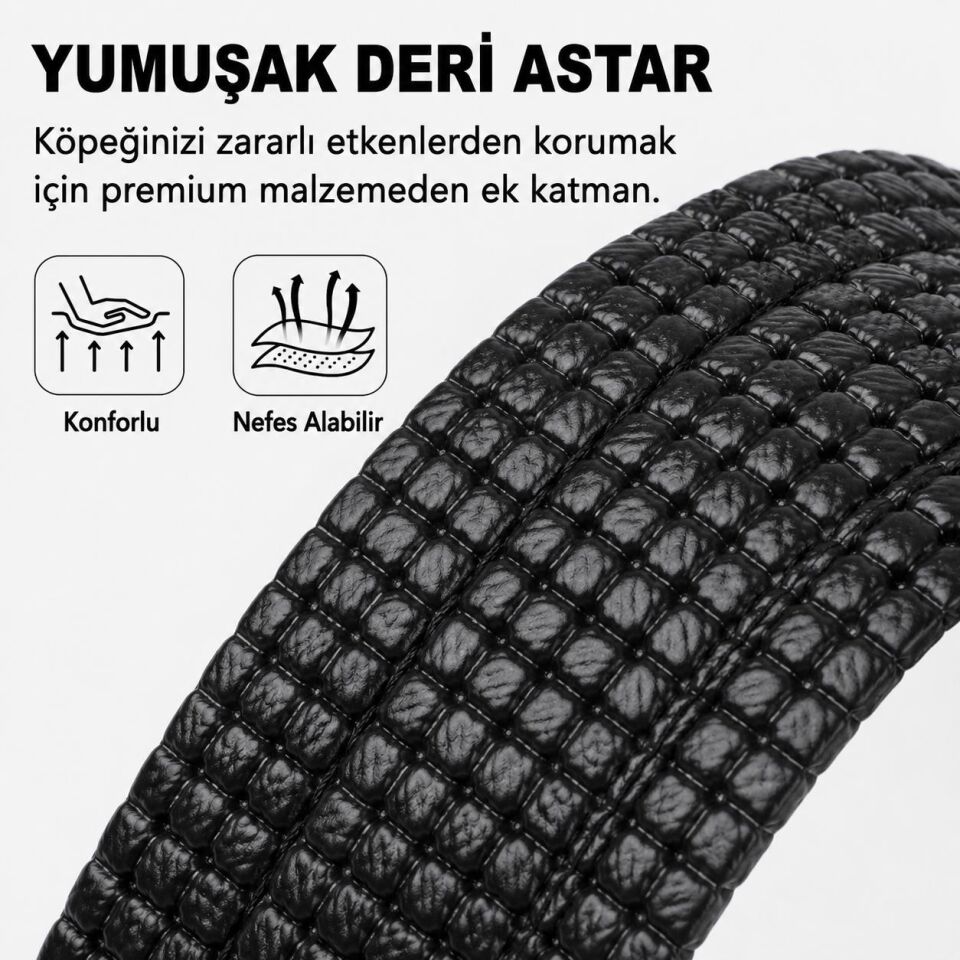 Valkyrie L Beden Köpek Ağızlığı Ayarlanabilir Nefes Alabilir Isırma Önleyici Yumuşak Pedli  Siyah