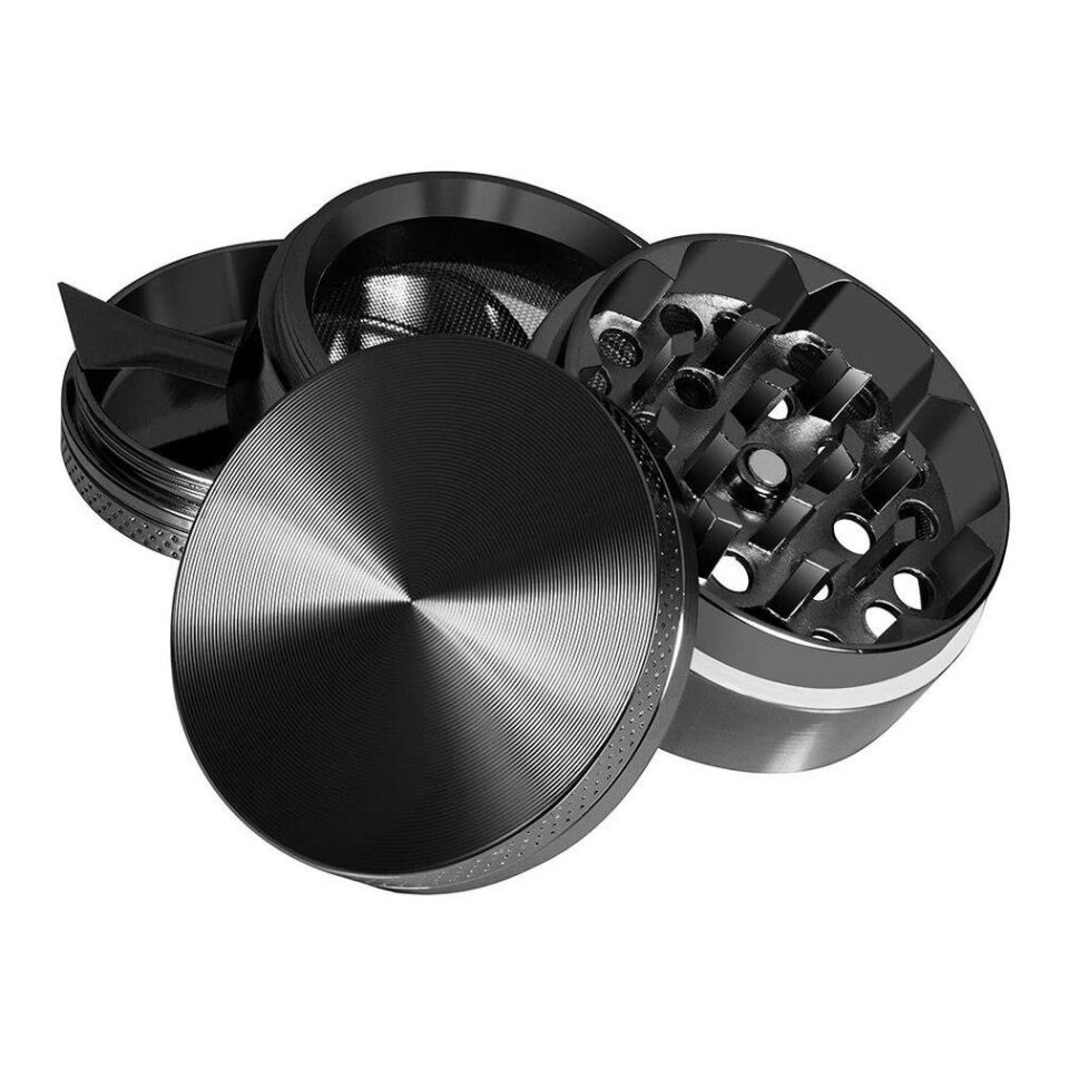 Valkyrie 40 mm 4 Katmanlı Çinko Alaşım Herbal Grinder Baharat Bitki Ot Tütün Öğütücü