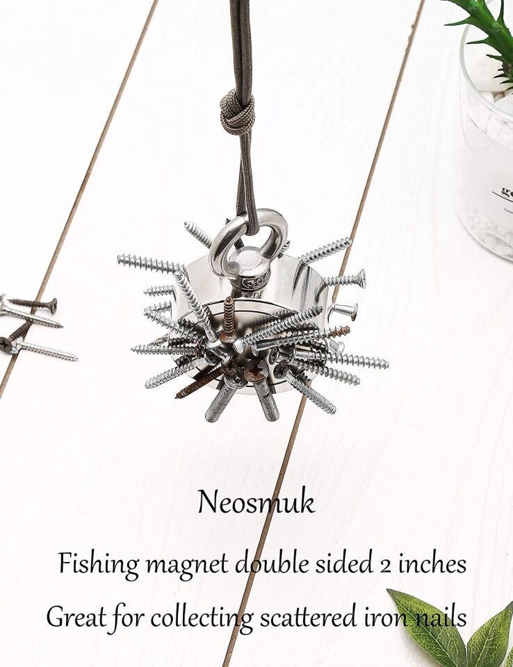 Valkyrie 80 Kg D48 Magnet Fishing 20M Halatlı Neodyum Pot Ekstra Kuvvetli Mıknatıs Seti