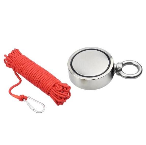 Valkyrie 80 Kg D48 Magnet Fishing 20M Halatlı Neodyum Pot Ekstra Kuvvetli Mıknatıs Seti