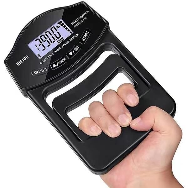 Valkyrie Kas El Kavrama 180 KG Dijital Elektronik El Dinamometre Kavrama Gücü Fitness Ölçüm Cihazı