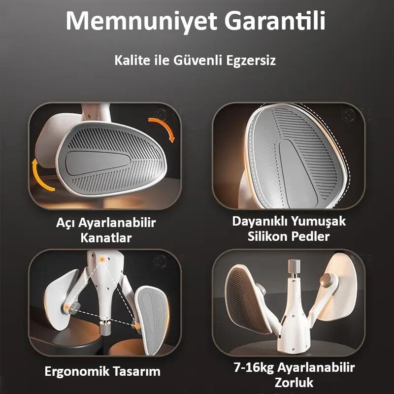 Valkyrie Ayarlanabilir Pelvik Iç Bacak Egzersiz Aleti Kegel Egzersiz Kalça Basen Egzersizi 7-16kg Unisex