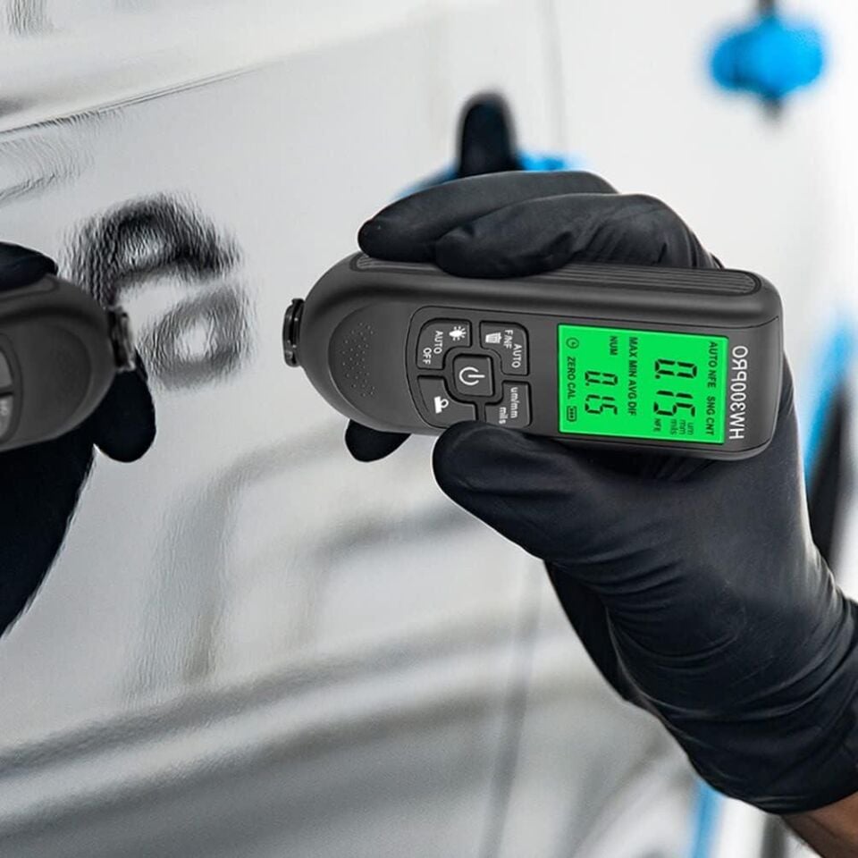Valkyrie HW-300 Pro Kaplama Kalınlığı Ölçer – 0-2000 µm Ölçüm Aralığı, FE/NFE Algılama, Arka Aydınlatmalı LCD