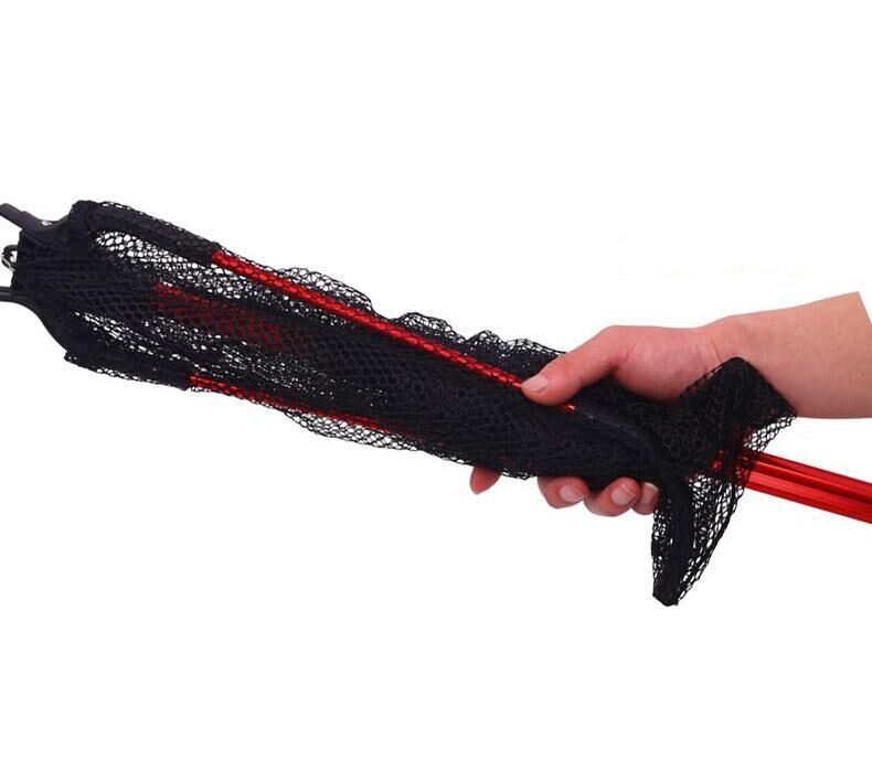 Valkyrie  180 cm Katlanabilir Teleskopik Alüminyum Alaşım 40x40 Kırmızı Balık Kepçesi