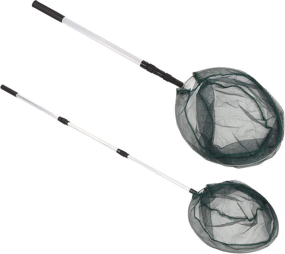 Valkyrie 210 cm Katlanabilir Teleskopik Alüminyum Alaşım 40x40 Balık Yuvarlak Kepçesi
