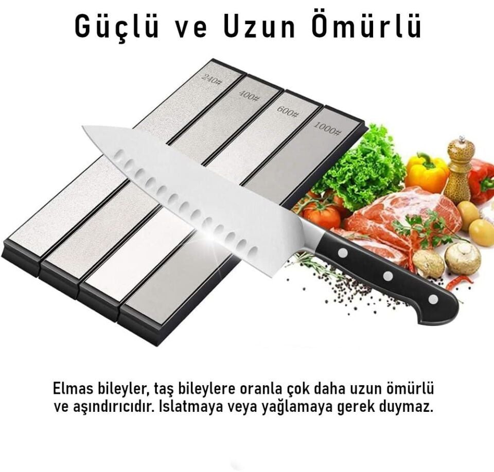 Valkyrie Elmas Bıçak Bileği Susuz Biley Uzun Ömürlü Aşınmaz Şef Bıçağı Satır Balta Iskarpela Bileyleme 200#