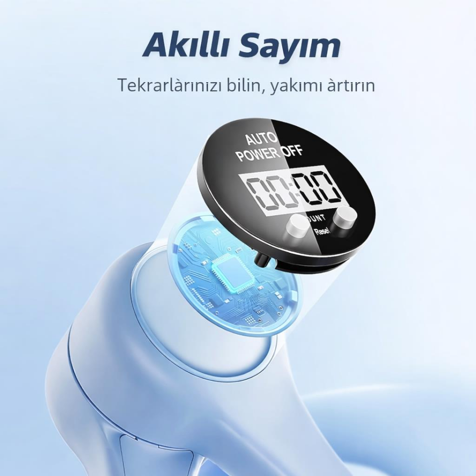 Valkyrie Dijital Ekranlı Pelvik Taban Egzersiz Aleti – Doğum Sonrası, Yoga ve Kas Egzersizi İçin Mavi
