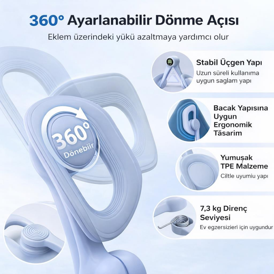 Valkyrie Dijital Ekranlı Pelvik Taban Egzersiz Aleti – Doğum Sonrası, Yoga ve Kas Egzersizi İçin Mavi