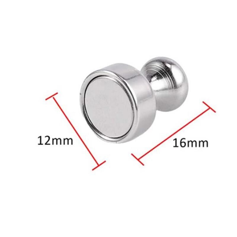 Valkyrie 12 Adet Yüksek Kalite Güçlü Neodyum Mıknatıs Buzdolabı Magnet Fotoğraf Evrak Kağıt Tutucu