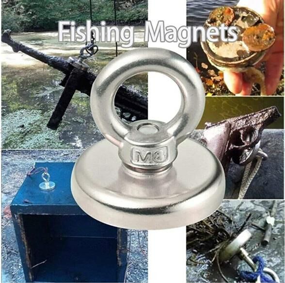 Valkyrie D36 Neodyum Mıknatıs 36mm 41kg Askılı Güçlü Fishing Salvage Magnet