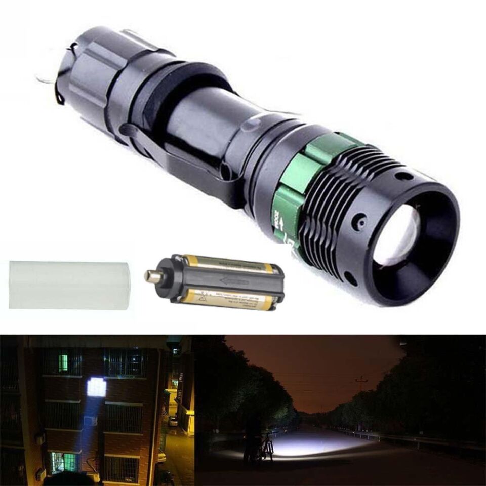 Valkyrie Cree Q5 Uzun Menzil El Feneri - Zoom - AAA Destekli