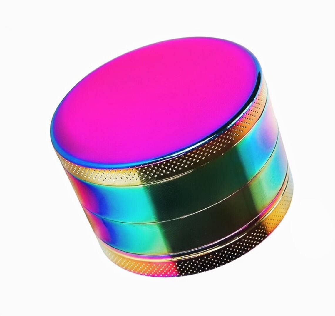 Valkyrie 50 mm 4 Katmanlı Mıknatıslı Çinko Alaşım Herbal Grinder Baharat Bitki Ot Tütün Öğütücü Renkli