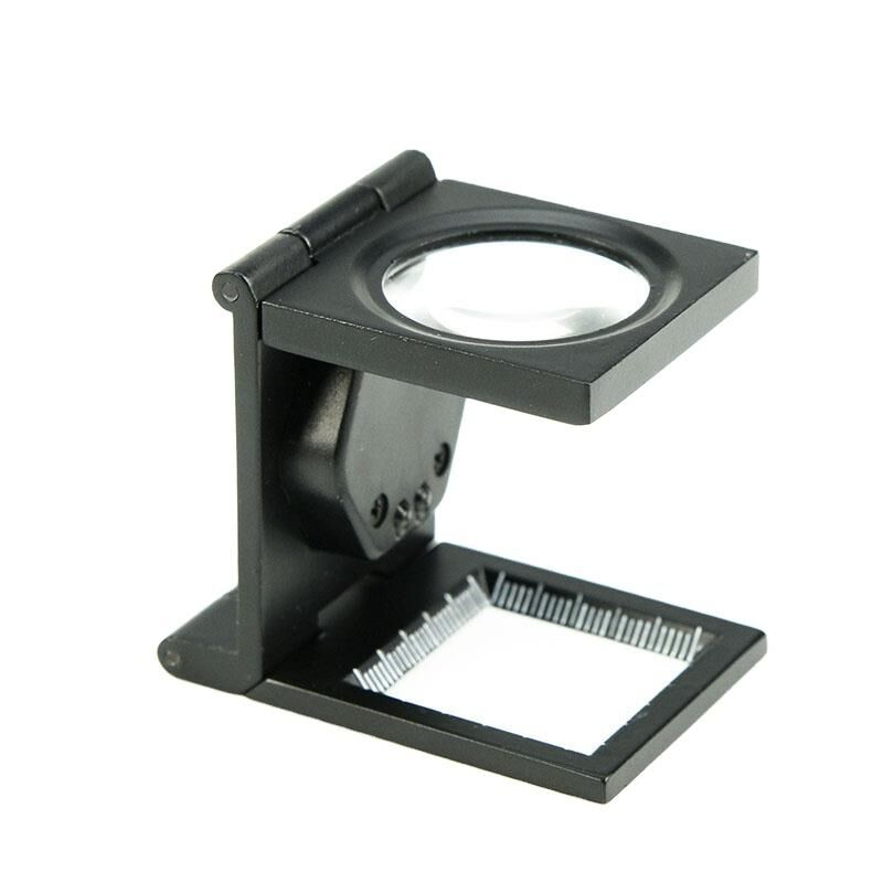 Valkyrie Katlanır Işıklı 10X LED Büyüteç Kumaşçı Kuyumcu Lup