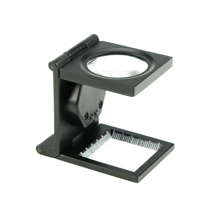 Valkyrie Katlanır Işıklı 10X LED Büyüteç Kumaşçı Kuyumcu Lup