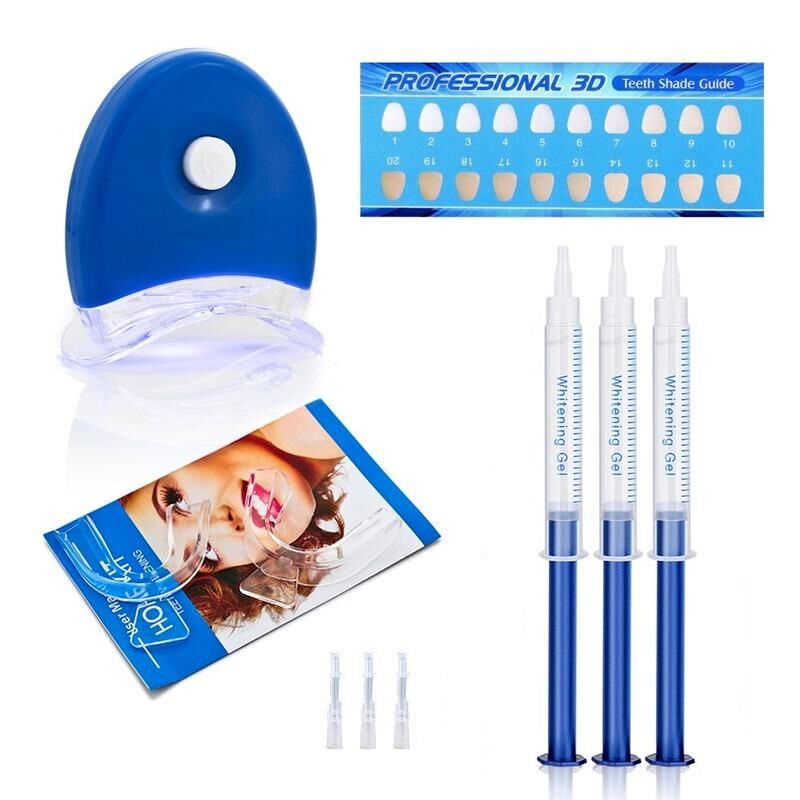 Valkyrie Profesyonel Diş Beyazlatma Seti 3lü Diş Parlatıcı Beyazlatıcı Set