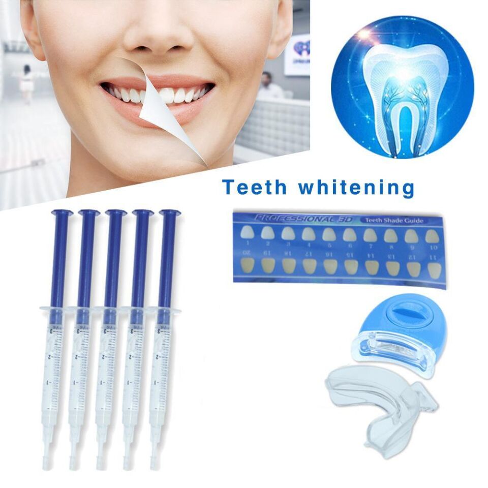 Valkyrie 5 Adet Jel Profesyonel Diş Beyazlatma Seti Parlatıcı Beyazlatıcı Kit