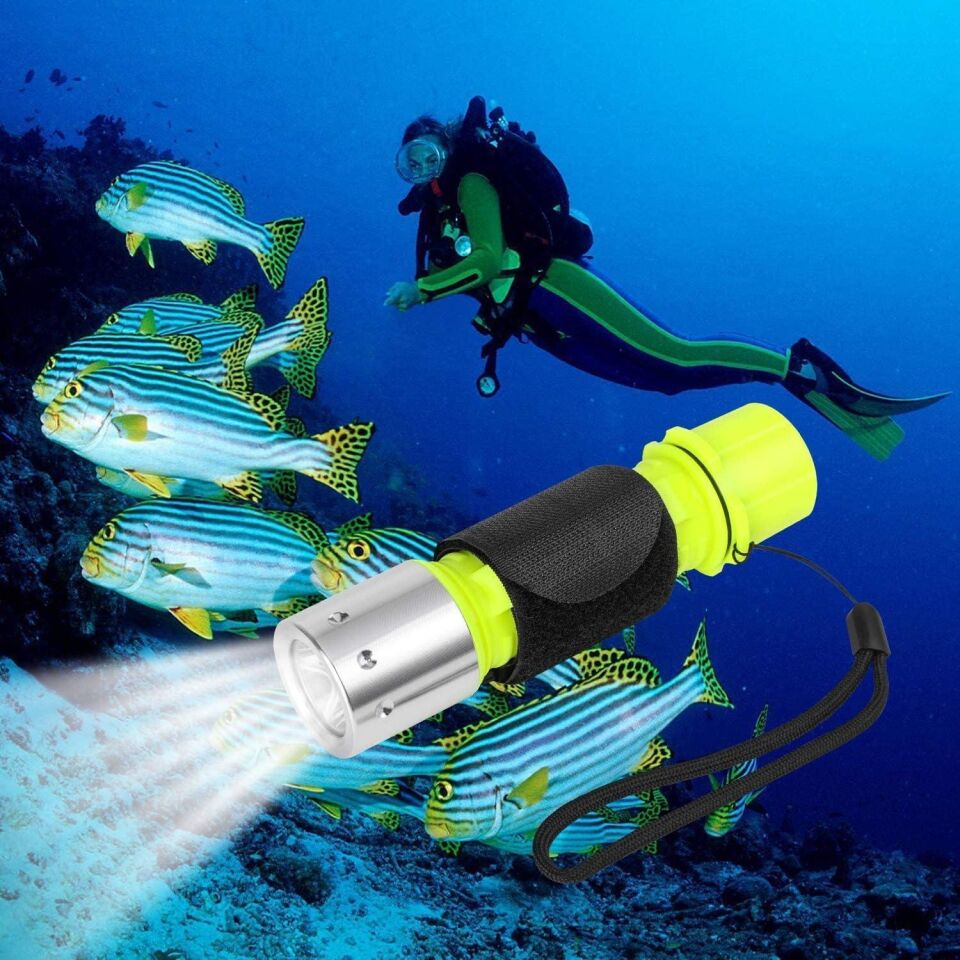 Valkyrie Su Altı Bilek Dalış Feneri XM-L2 IPX8 60 Metre 3 Modlu