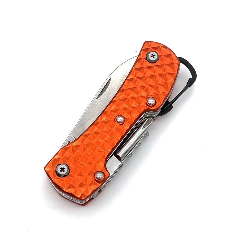 Valkyrie Valkyrie 12 Fonksiyonlu İsviçre Outdoor Kamp Cep Çakısı Turuncu