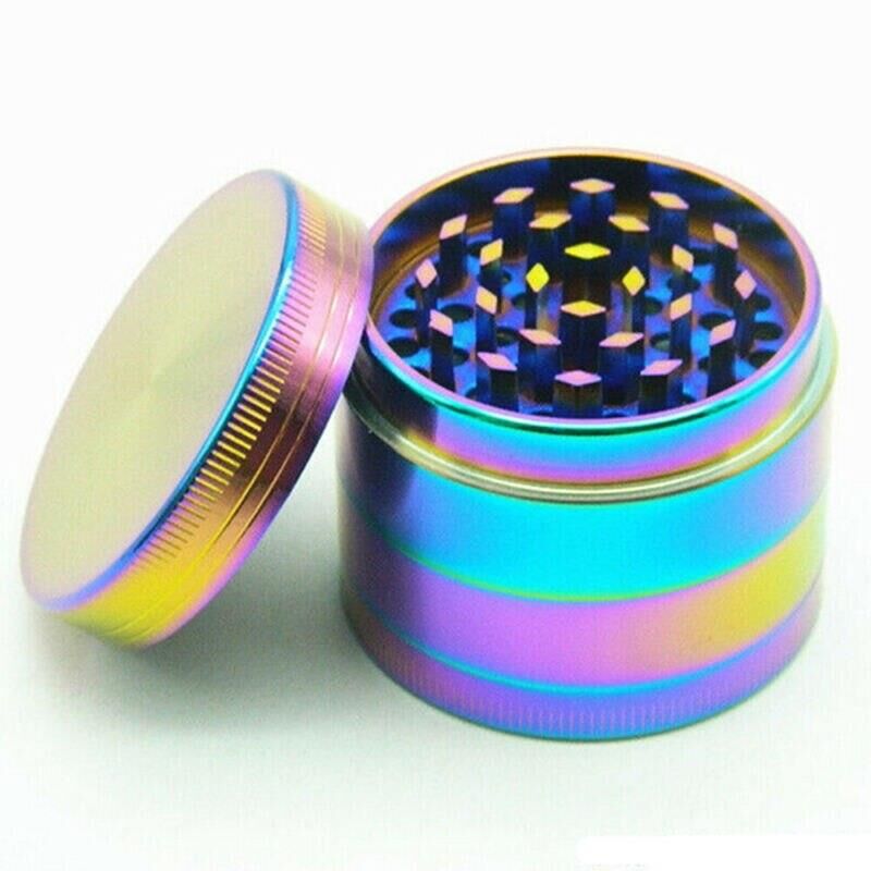 Valkyrie 40 mm 4 Katmanlı Renkli Çinko Alaşım Herbal Grinder Baharat Bitki Ot Tütün Öğütücü