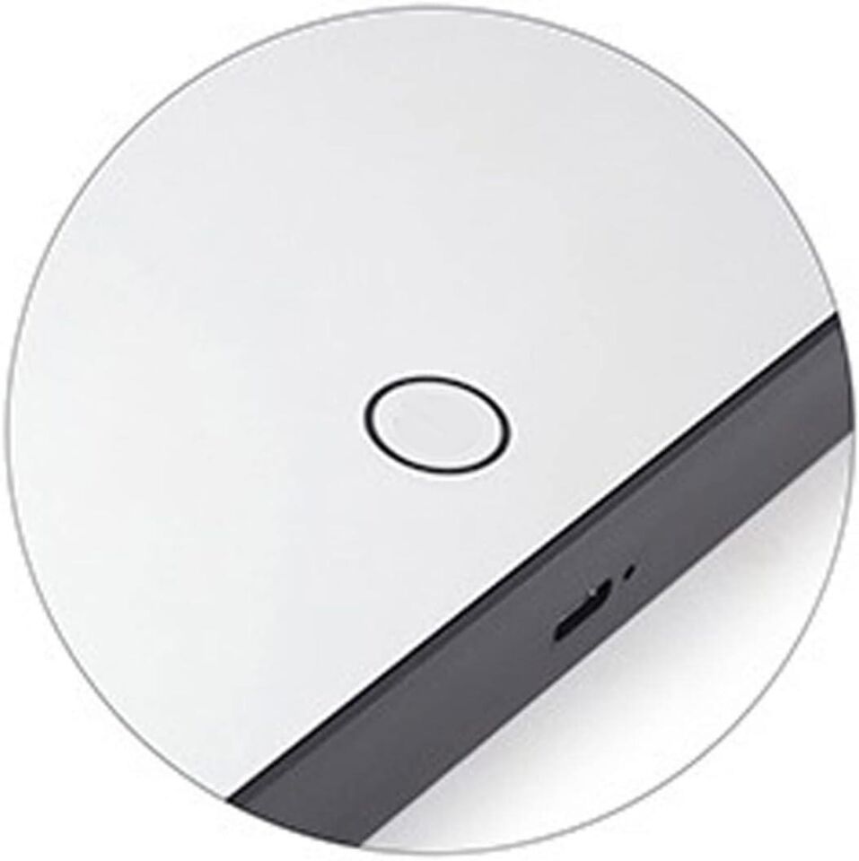 Valkyrie LED Işıklı Şarjlı  360° 3 Yön Kişisel Saç Sakal Kesimi Berber Aynası - Teleskopik Duvar Askısı - Katlanabilir Tasarım - Makyaj, Sakal Saç Tasarımı