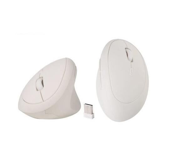 Valkyrie Y08 Dikey Kablosuz 2.4G Sessiz Şarjlı 6 Tuşlu Vertical Mouse 1600DPI 400mAh Beyaz