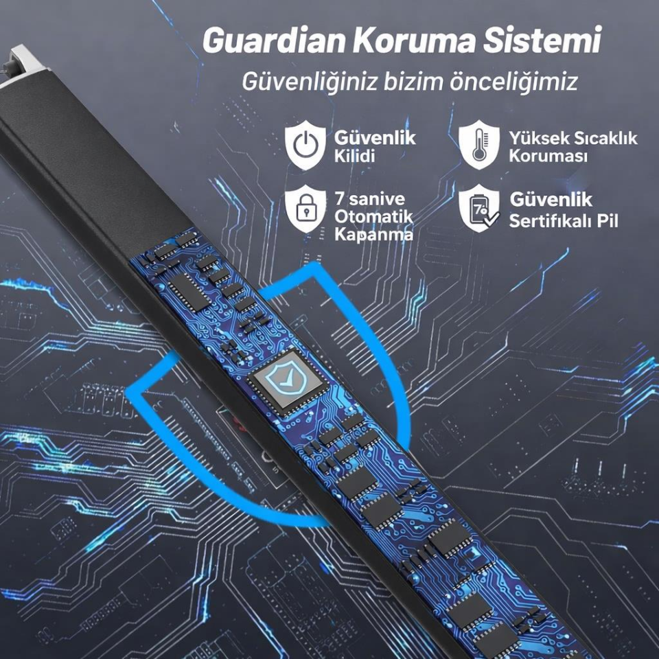 Valkyrie USB Şarjlı Elektrikli Arc Çakmak | Mum İçin | Gazsız | Rüzgar Kırıcı | Çift Emniyetli | Siyah Renk