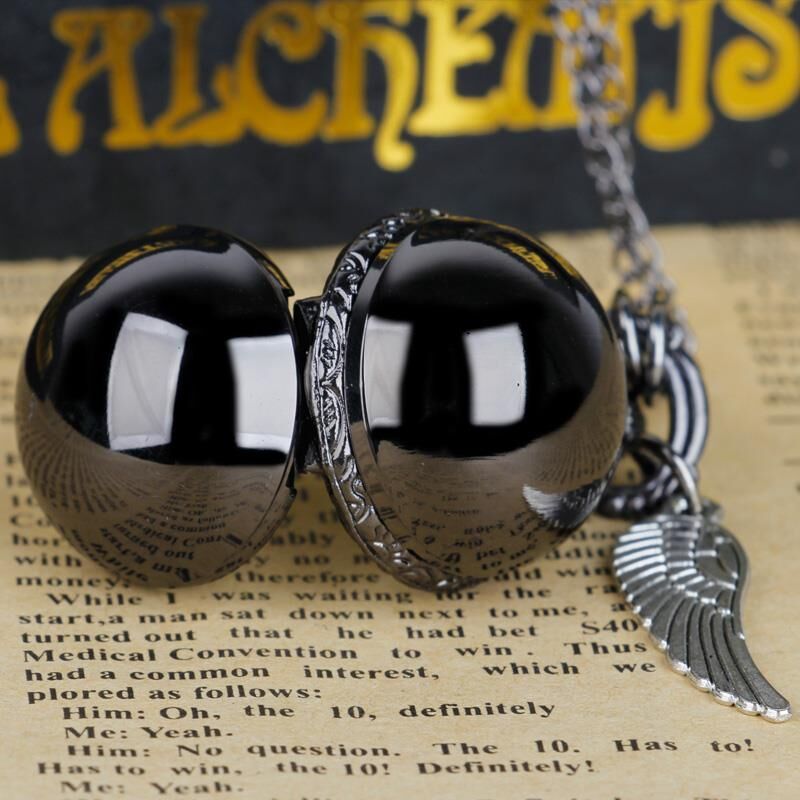 Valkyrie Harry Potter Quidditch Snitch Topu Model Kolye Köstekli Saat