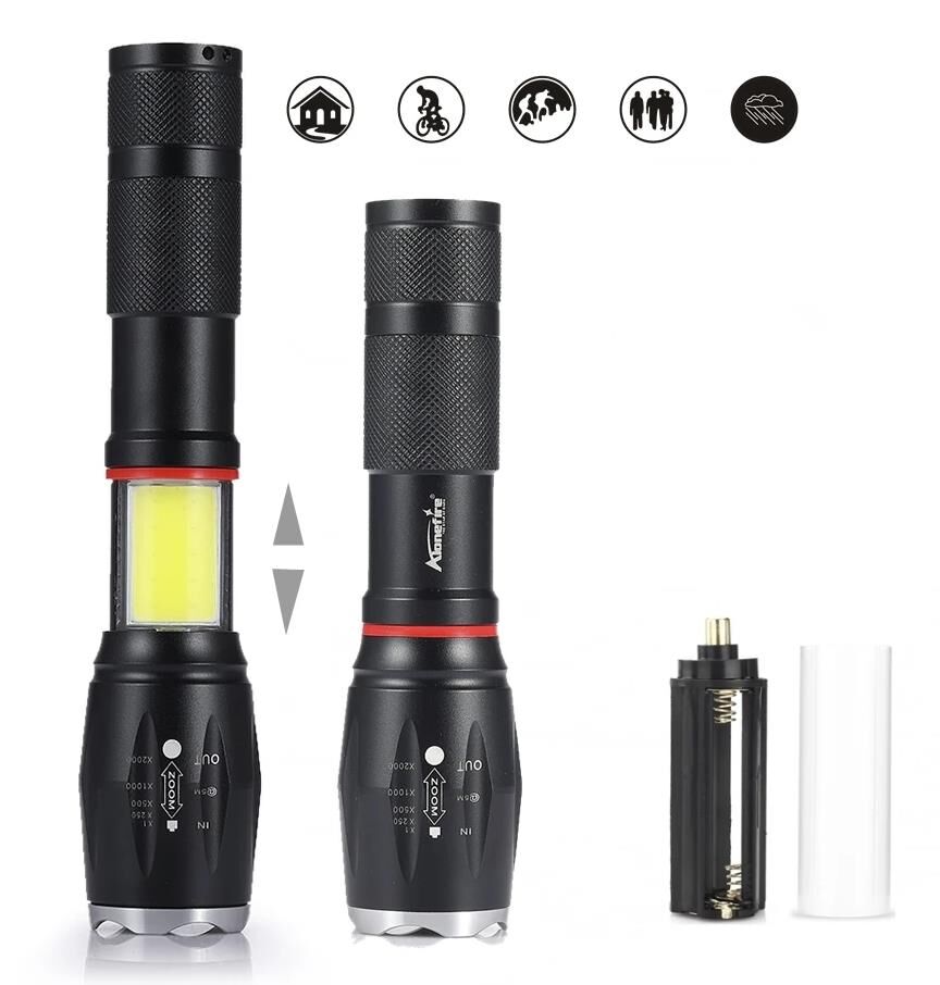 Valkyrie 8000 Lümen COB Lambalı T6 Mıknatıslı El Feneri - 6 Mod - 500 Metre Mesafe