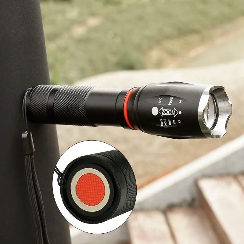 Valkyrie 8000 Lümen COB Lambalı T6 Mıknatıslı El Feneri - 6 Mod - 500 Metre Mesafe