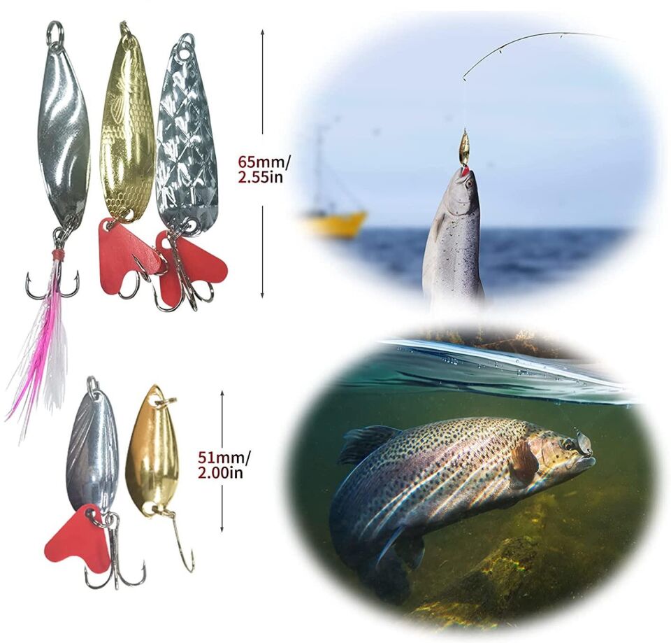 Valkyrie 78 Parça Rapala Jig Sahte Olta Yem ve Aksesuar Seti Tatlı ve Tuzlu Su Uyumlu