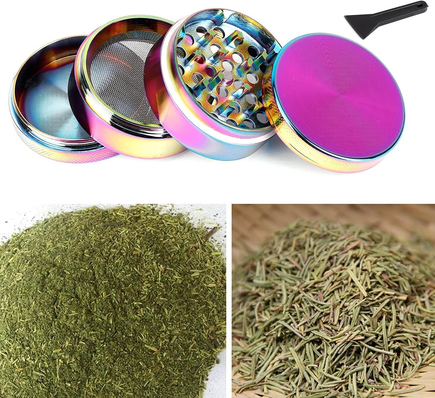 Valkyrie 63 mm 4 Katmanlı Mıknatıslı Çinko Alaşım Herbal Grinder Baharat Bitki Ot Tütün Öğütücü Renkli
