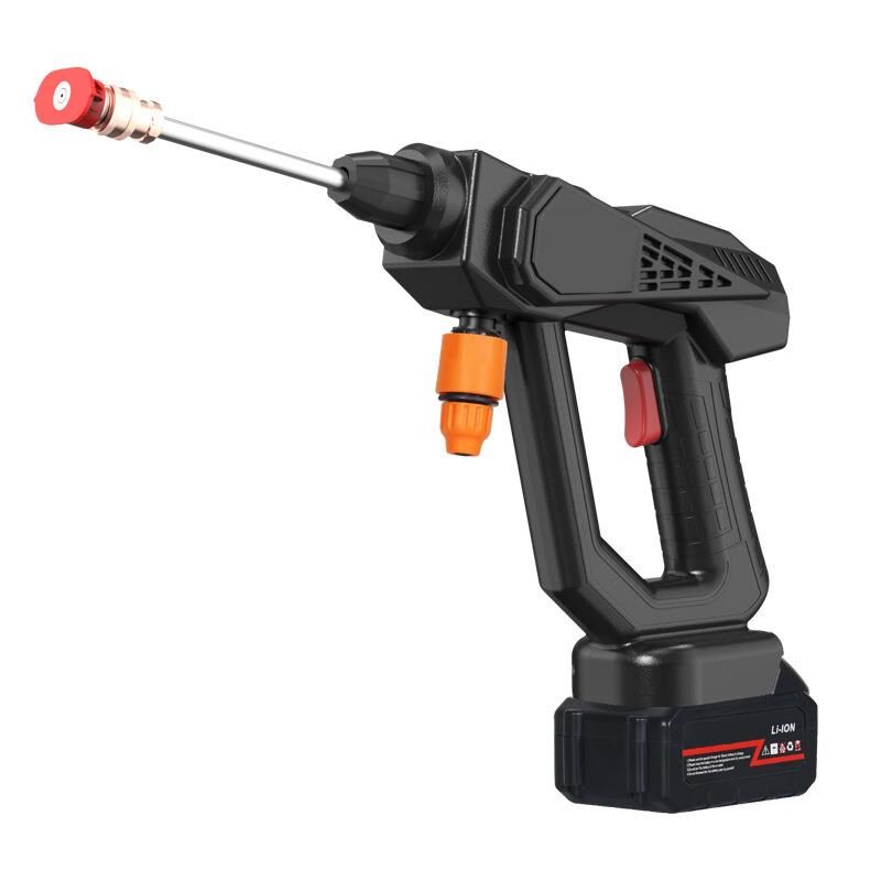 Valkyrie 300W Şarjlı Oto Yıkama Tabancası 15.000mAh Yüksek Basınçlı Hazneli Sulama Püskürtme Yıkama Akülü Çantalı Tabanca
