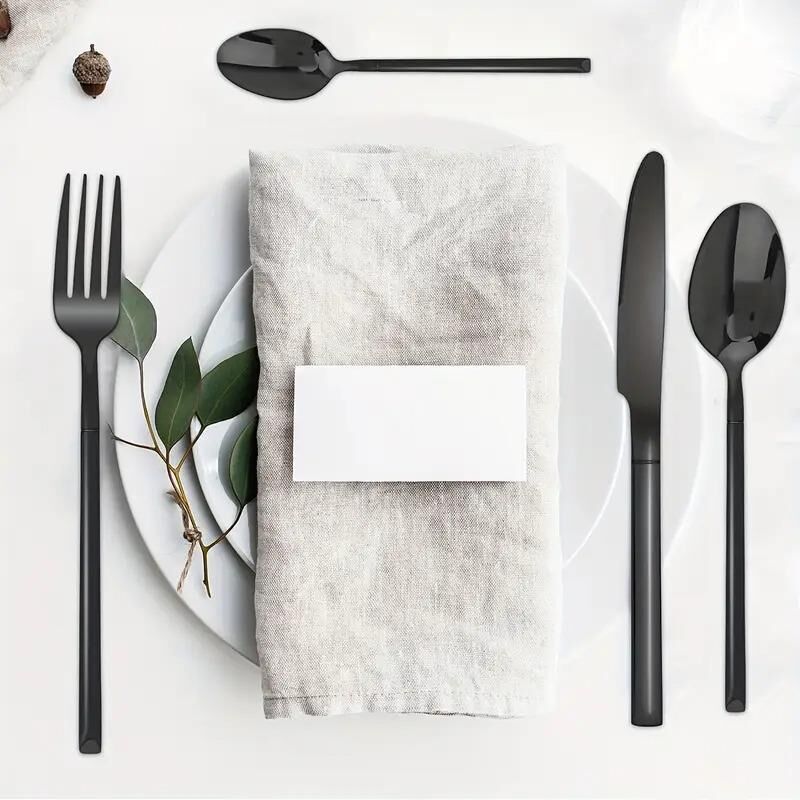 Valkyrie Çantalı Yolculuk Çatal Kaşık Bıçak Seti Kişiye Özel 1. Sınıf Paslanmaz Çelik Ofis Okul Kamp Restaurant C3404