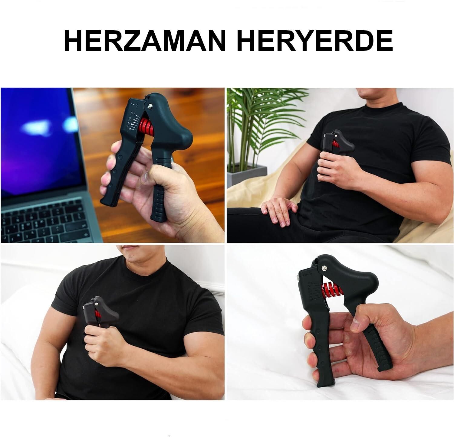 Valkyrie 23 - 70kg Kırılmaz Ergonomik El Yayı Egzersiz Spor Aleti - Premium Malzeme - Sıkma Tipi Yay Kol Bilek Güçlendirici