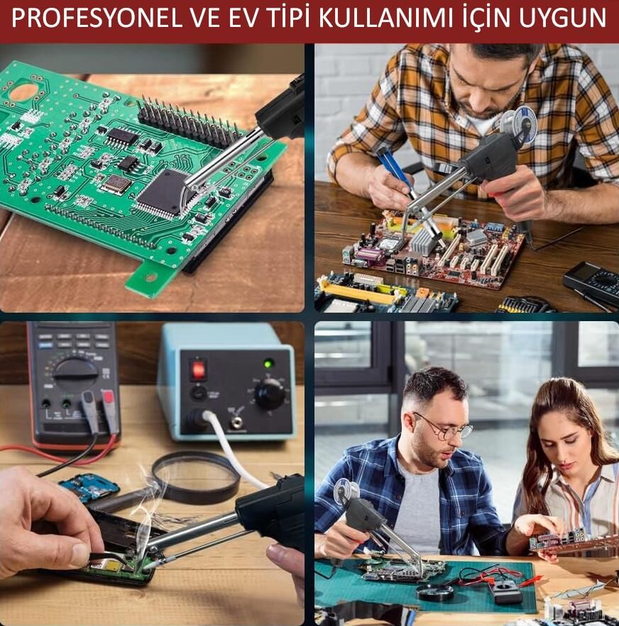 Valkyrie Tetikli Tek ElOtomatik Beslemeli Havya Lehim Tabancası - 60W Yeni Nesil Lehim Makinasi