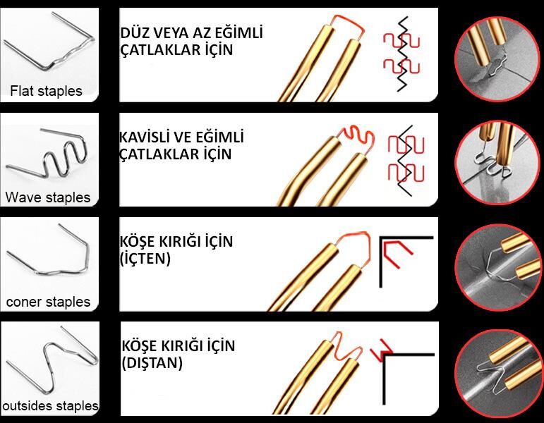 Valkyrie 200W Çantalı 1200 Uçlu Plastik Kaynak Makinesi LED Profesyonel Tampon Araba Komple Set