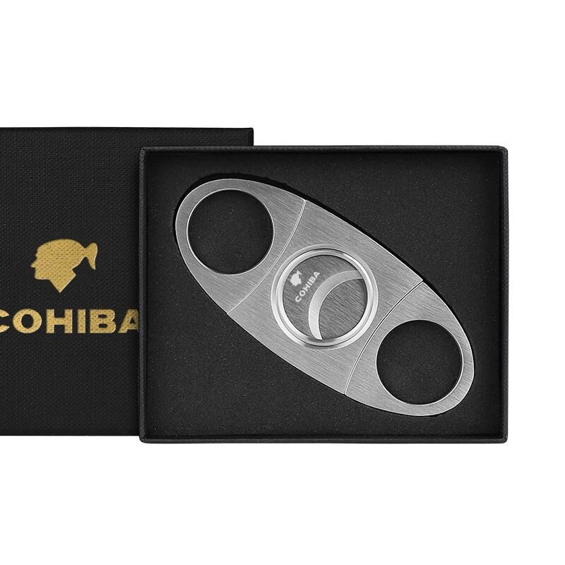 Valkyrie Cohiba Kutulu Çelik Puro Makası Çelik Puro Kesici