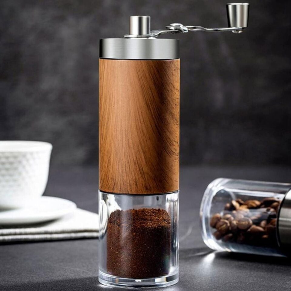 Valkyrie Manuel El Kavhe Değirmeni 9 Kademeli Seramik Dişli Coffee Grinder Baharat Öğütücü