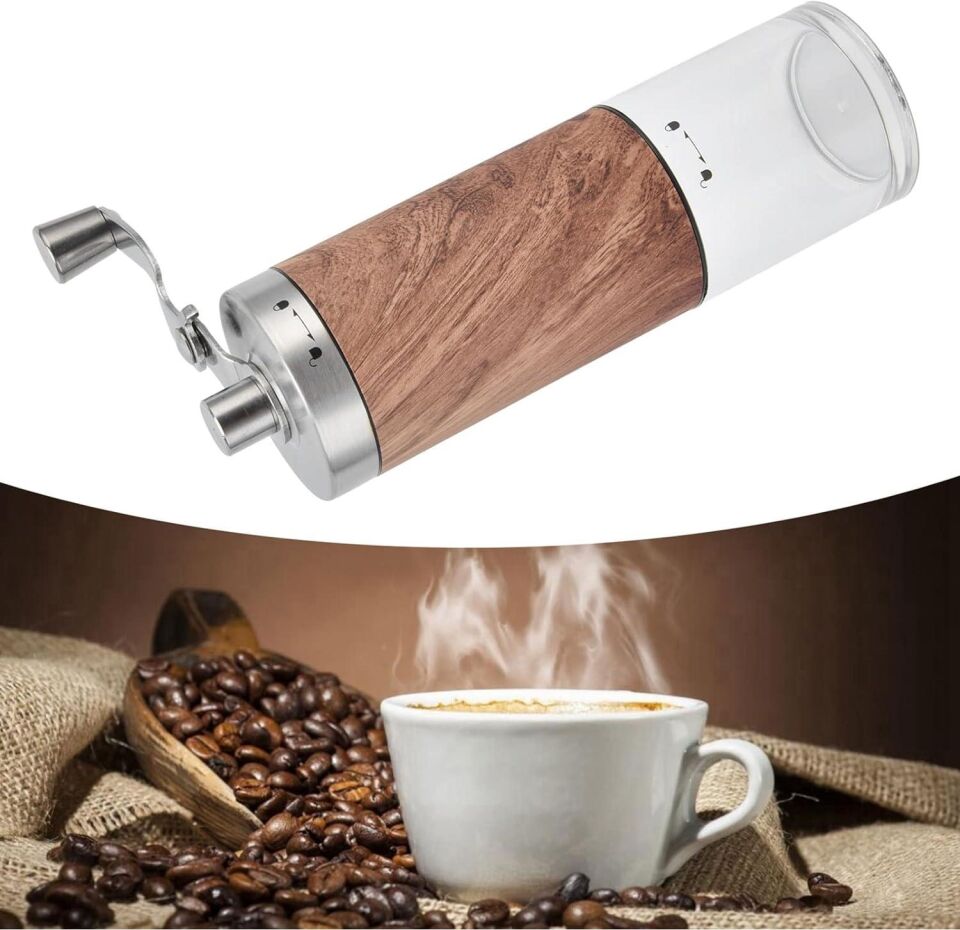 Valkyrie Manuel El Kavhe Değirmeni 9 Kademeli Seramik Dişli Coffee Grinder Baharat Öğütücü
